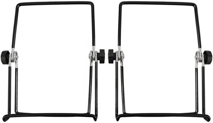 2Pcs Solar Panel Stand Foldable Mounting Bracket,Adjustable Supporter Holder,Metal Black Small For Home Garden Electrical Supplies(L)