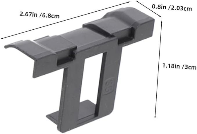 TOYANDONA 12pcs Solar Panel Drainage Clips Photovoltaic Frame Cleaning and Mud Removal Clamps Design for Efficient Water Management and Easy Maintenance