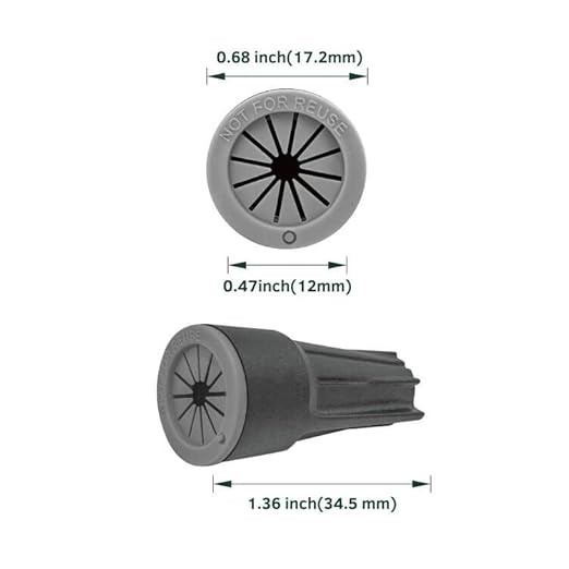 GKOLED 30PCS AWG #22-8 Waterproof Wire Connectors, Silicone Filled Outdoor Electrical Screw Terminals, Wire Splice Connector for LED Landscape Lighting, Patio and Deck Lighting, Dark Gray