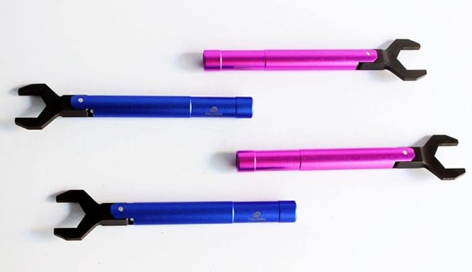 TOJOIN 2 pcs Blue N Type Torque Wrench 1 N·m Opening 20MM Protect RF Connector for RF Microwave Measurements
