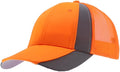 The Vintage Year Reflective High Visibility Piping Neon Polyester Twill Low Profile Structured Baseball Cap