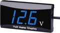 DC 12V Car Digital Voltmeter Gauge - AIMILAR LED Display Voltage Volt Meter for Car Motorcycle (Blue)