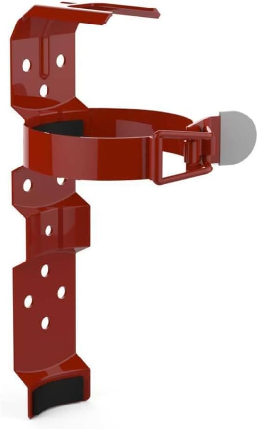 Amerex 818 Vehicle & Marine 4.5" in. Diameter Fire Extinguisher Bracket - Red