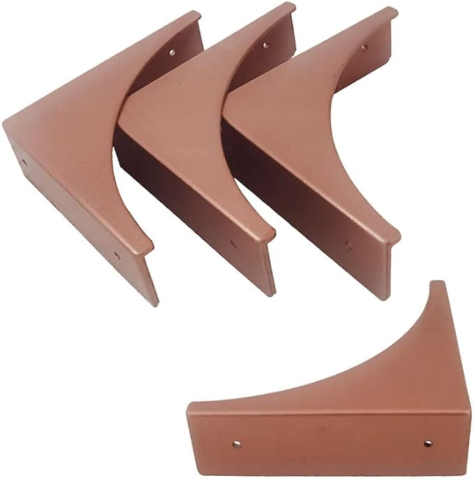 Corner Protector for Furniture Table, Metal Corner Guard, Retro Antique Decorative Furniture Edge Corners Guard Safety Covers Bumpers for Desk Jewelry Box Cabinet Corner Protectors (Champagne Gold)