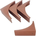 Corner Protector for Furniture Table, Metal Corner Guard, Retro Antique Decorative Furniture Edge Corners Guard Safety Covers Bumpers for Desk Jewelry Box Cabinet Corner Protectors (Champagne Gold)