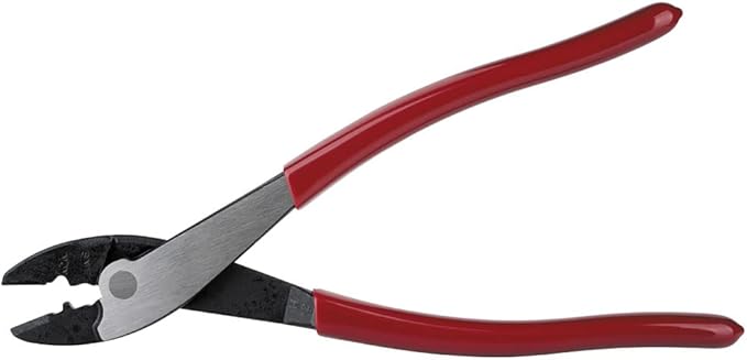 Klein Tools 1005 Cutting/Crimping Tool, Made in USA, Cutter/Crimper for 10-22 AWG Terminals and Connectors, Crimper for Insulated and Non-Insulated Terminals