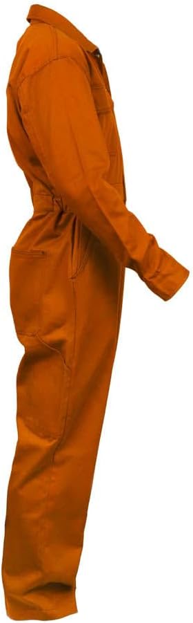 Just In Trend Classic Safety Work Coverall - Long Sleeve - 100% Cotton - 7 oz