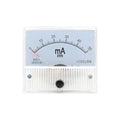 85C1 DC Pointer Ammeter Analog Meter 50MA Rectangle Panel Mounted Current Meter Ammeter Tester 0-50 mA DC 85C1 65 * 56MM