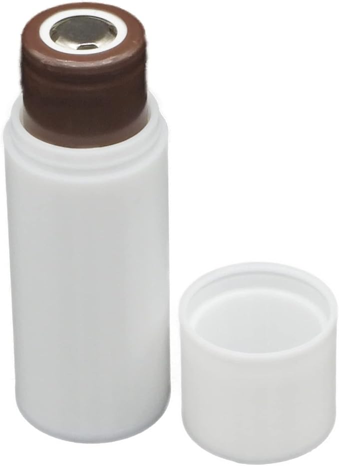 Slimline 18650 Battery Case, soft durable material - Pack of 2 (Holds 1 Battery)