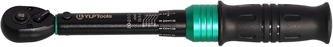 1/4-Inch Drive Click Torque Wrench, 20–200 in-lb (2.26–22.6 Nm), ±3% Accuracy, 90-Tooth Ratchet, Dual-Direction, Chrome Vanadium Steel, Includes Storage Case