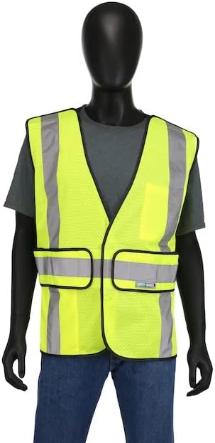 Safety Works High Visibility ANSI Class II Type R Breakaway Safety Vest