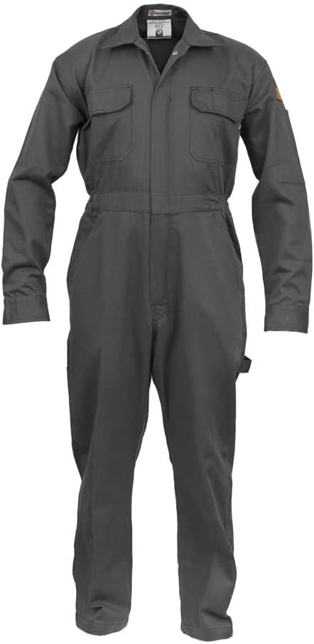 Flame Resistant FR Coverall - 88% C / 12% Nylon - 7oz