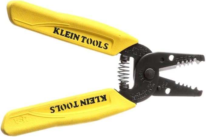 Klein Tools 11048 Dual Wire Stripper Cutter for Solid Wire, Made in USA