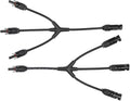 Renogy Solar Connectors M Branch Parallel Adapter Cable MMMF+FFFM Pair(Pack of 1)