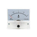 DC Pointer Ammeter 85C1 Current Voltmeter Panel 2.5 Accuracy DC 0-2A 85C1 Analog Small Meter 2A Mechanical Meter Front Face 65 * 56MM