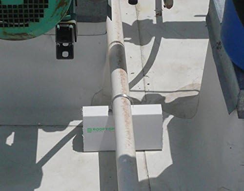 9-Pack 36" PVC Rooftop Support - Can Be Cut to Desired Length - Roof Blocks for Conduit - PVC Pipe Support for Gas Pipe, Conduit, HVAC Units, Mechanical, Condensate Lines on Roofs - from MIRO-CG