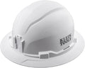Klein Tools Hard Hat, Non-Vented Full Brim Style, Padded, Self-Wicking Odor-Resistant Sweatband, Tested up to 20kV