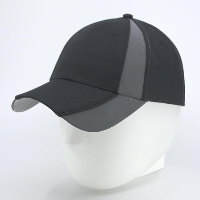 The Vintage Year Reflective High Visibility Piping Neon Polyester Twill Low Profile Structured Baseball Cap