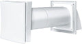 VENTS-US - PS 102- Passive Intake Wall Kit with Adjustable Airflow Can Fill A Room with Fresh Air without the Need of Opening A Window
