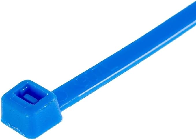 GTSE 14 Inch Blue Zip Ties, 100 Pack, 50lb Strength, UV Resistant Long Nylon Cable Ties, Self-Locking 14" Tie Wraps