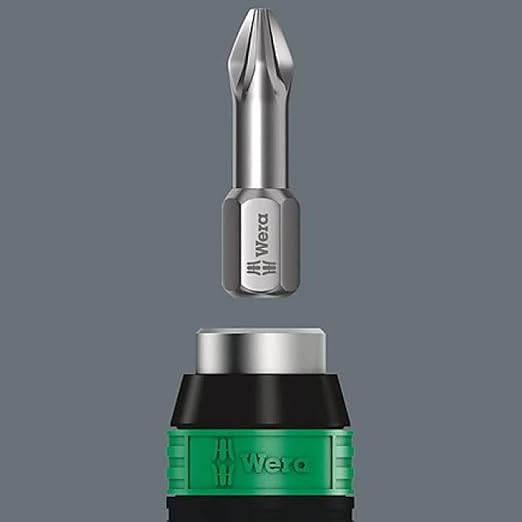 WERA 05074717001 Series 7400 Kraftform Pistol Handle, pre-Set Adjustable Torque Screwdrivers (3.0-8.8 Nm) with Rapidaptor Quick-Release Chuck, Art. no. 7462 x 3.0 Nm x 3.0-6.0 Nm