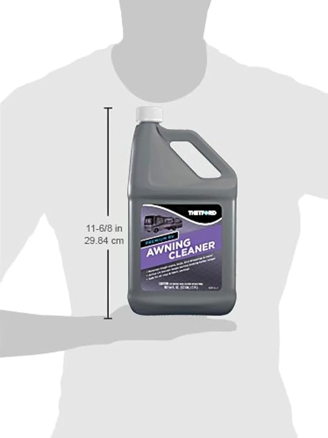 Premium RV Awning Cleaner for RV or Home Awnings 64 oz - Thetford 96017