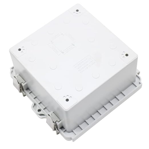 ABS Electric Junction Box, IP67 Weatherproof Electrical Boxes, Hinged Clear Cover Outdoor Waterproof Plastic Enclosure Box with Lock, Small Dustproof Case 5.9×5.9×3.5 inch(150×150×90mm)