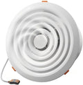 8 Inch Round Bathroom Exhaust Fan，110 CFM 1 Sone Powerful and Quiet Bathroom Ventilation, Replacement for Mobile Home，Through Wall Vent Fan, Easy Install (1, 8inch-C)