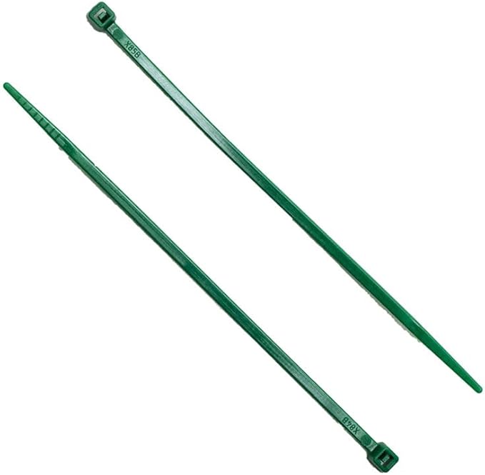 ZipTie.com 4-Inch Dark Green Multi-Purpose Zip Ties - 18-lb Tensile Strength Cord Management - UL 21 Listed Tie Wraps - Indoor Multi-Purpose (100-Pack)
