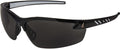 Edge Eyewear DZ116-G2 Zorge G2 Wrap-Around Safety Glasses, Anti-Scratch, Non-Slip, UV 400, Military Grade, ANSI/ISEA & MCEPS Compliant, 5.04" Wide, Black Frame / Smoke Lens, One Size