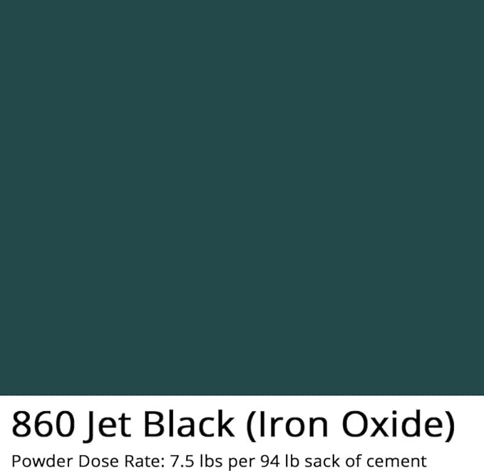GlobMarble Charcoal Dye Iron Oxide Powder Concrete 1 lb Bag - High-Coverage Powder for Vibrant Color - Perfectly Suited for Concrete Color Pigment & Dye Applications