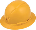 Klein Tools Hard Hat, Non-Vented Full Brim Style, Padded, Self-Wicking Odor-Resistant Sweatband, Tested up to 20kV