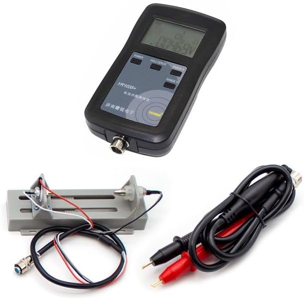 T-king LeTkingok 4 Line YR1035 Battery Internal Resistance Test Meter-- High Precision /Battery Voltage Tester/Digital Battery Analyzer (Set F), Grey