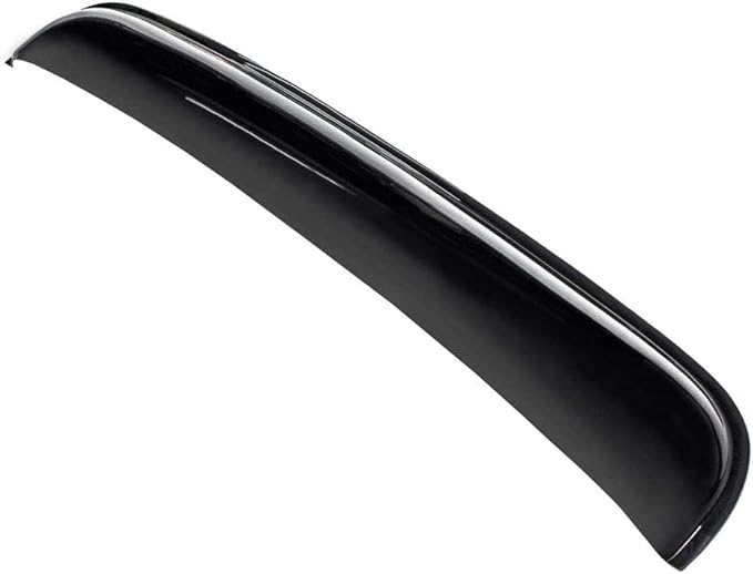 Original 38inch Universal Fit Rain Snow Guard Sun Roof Wind Deflector,1pc Tape-On Dark Smoke Tint Auto Moonroof Window Visor RN98