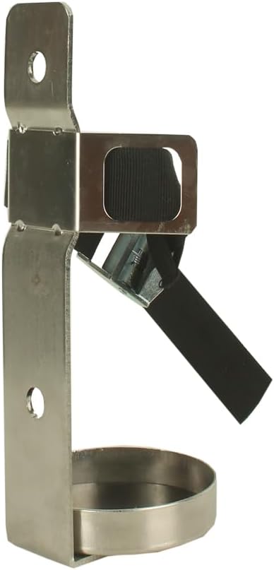 Fire Extinguisher Mount,Wall Mounted Bracket,Compatible with 2.5 lb Fire Extinguishers,Stainless Steel (2.5LB Stainless Steel 2pcs)
