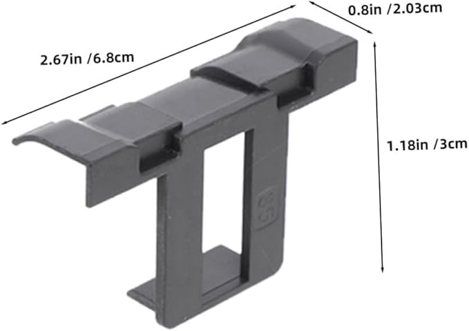 12pcs Solar Panel Drainage Clips Guide and Mud Removal Clamp for Efficient Stagnant Water Removal and Quick Module Maintenance