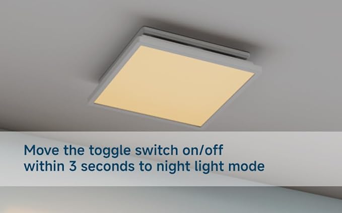 Tech Drive Modern Nickel Bathroom Exhaust Fan with Light, 110CFM, 1000lm Dimmable 5CCT LED Light Selectable, Quiet Ventilation Fan with night light,Energy Star Certified, Decorative Nickel Trim