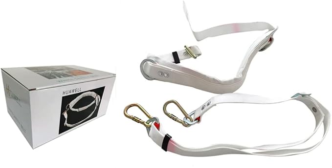 HUAWELL Safety Belt with Adjustable Lanyard, Tree Climbing Harness Protective Gear, Personal Protection Fall Arrest Kit