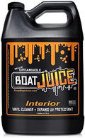 Boat Juice Interior 2-in-1 Vinyl Boat Seat Cleaner & Ceramic UV Protectant Spray | Marine Interior Detailing | Upholstery, Carpet & Plastic | Orange Creamsicle Scent | Made in USA