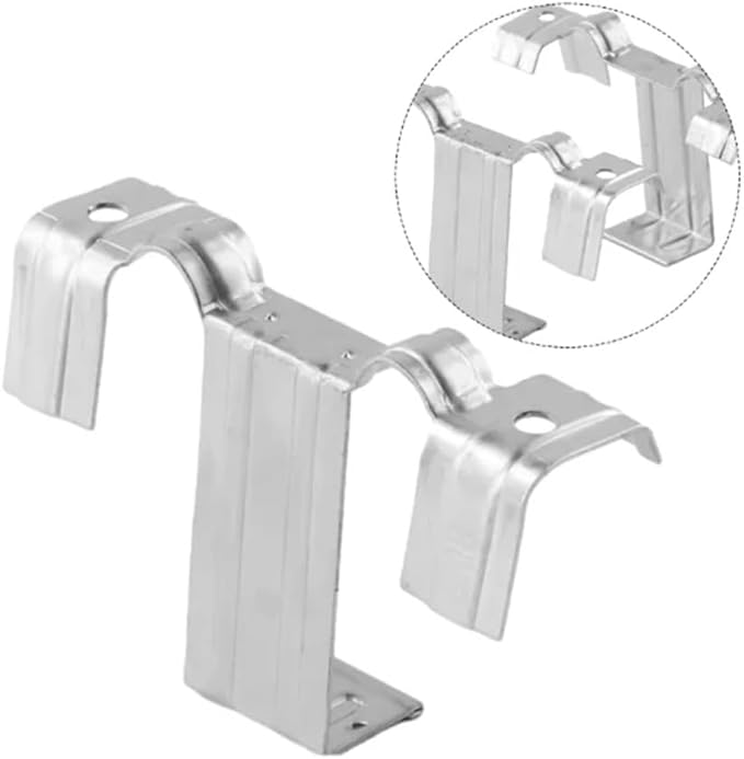50PCS 30mm Solar Panel Photovoltaic Water Guide Clip Stainless Steel Deflector Mud Drain Button Water Redirection Clips