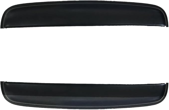 43inch Universal Shatterproof Sun Rain Guard Rainroof Top Wind Deflector,Tape On Dark Smoke Tint Auto Moonroof Window Visor Fit Sunroof Which Is Not Wider Than 41.8",Rainy Windy Sunny Protection RN110