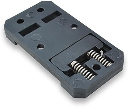 Winford Engineering DIN Rail Mounting Brackets, 35mm x 68mm, Black, RoHS Compliant, 10-Pack