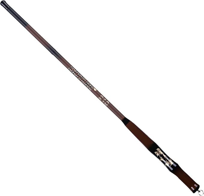 Goture Telescopic Pocket Mini Fishing Pole, Portable Small Handle Fishing Pole, Ultralight High Strength Stream River Dike Lake Fishing Rods, 5.5 6 7 8 9 10 11 12 14FT, 19 Tone Dark Brown