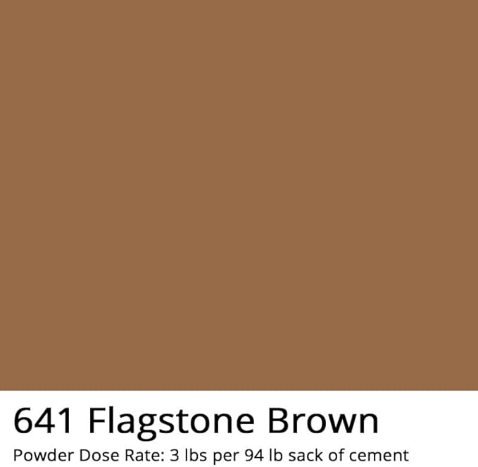 Brown Iron Oxide Powder - 1 lb Bag - High-Coverage Concrete Dye Powder for Vibrant Color - Easy Mix, Long-Lasting Concrete Color