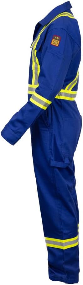 Flame Resistant FR High Visibility Hi Vis Coverall