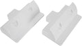 Adjustable Solar Panel Mounting Bracket Set For RV, Boat & Flat Roof – 2-Piece Black/White Kit(white)