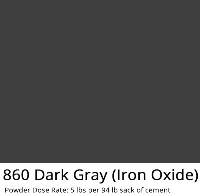 GlobMarble Charcoal Dye Iron Oxide Powder Concrete 1 lb Bag - High-Coverage Powder for Vibrant Color - Perfectly Suited for Concrete Color Pigment & Dye Applications