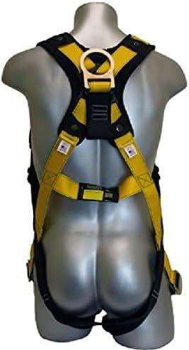 Guardian 37102 Series 3 Harness, Fall Protection Harness, X-Large/XX-Large, Yellow/Black