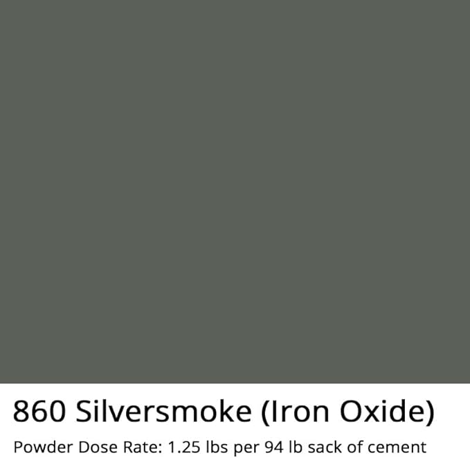 GlobMarble Charcoal Dye Iron Oxide Powder Concrete 1 lb Bag - High-Coverage Powder for Vibrant Color - Perfectly Suited for Concrete Color Pigment & Dye Applications