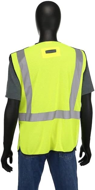 Safety Works High Visibility ANSI Class II Type R Breakaway Safety Vest
